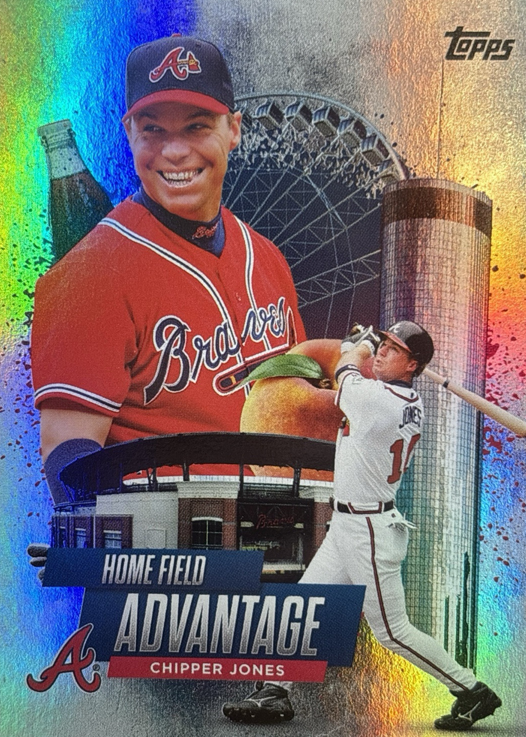Chipper Jones 2025 Topps #LHA-1 Legendary Home Field Advantage