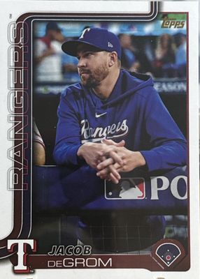 Jacob deGrom 2023 Topps Chrome Update #USC50 SP Variation