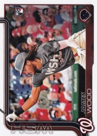 James Wood 2025 Topps #181 Golden Mirror Image Variation