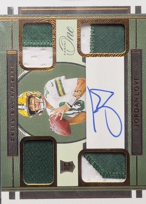 2020 One #74 Rookie Quad Patch Auto - Bronze (/15)
