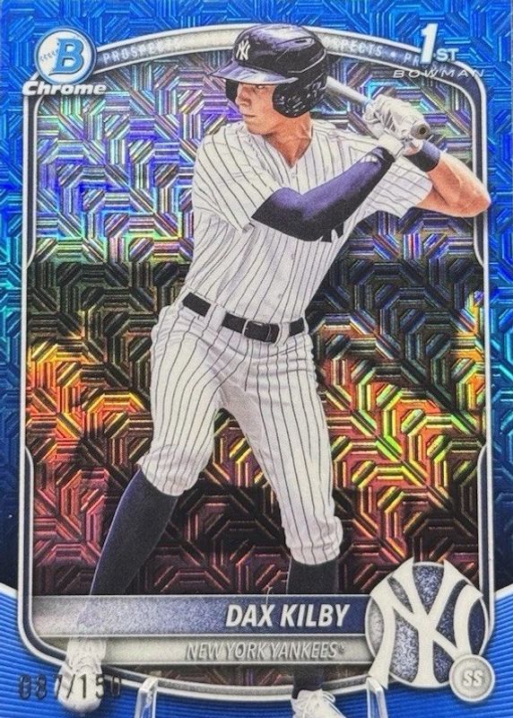 2025 Bowman Draft Mega Box #BDC-146 Chrome - Blue Mega Refractor /150 (1st)