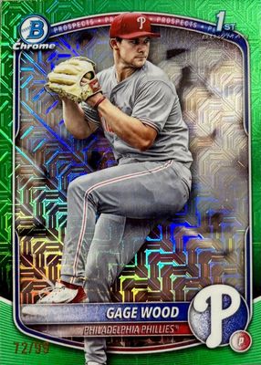 2025 Bowman Draft Mega Box #BDC-4 Chrome - Green Mega Refractor /99 (1st)