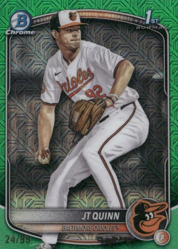 2025 Bowman Draft Mega Box #BDC-85 Chrome - Green Mega Refractor /99 (1st)