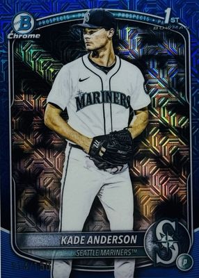 2025 Bowman Draft Mega Box #BDC-3 Chrome - Blue Mega Refractor /150 (1st)
