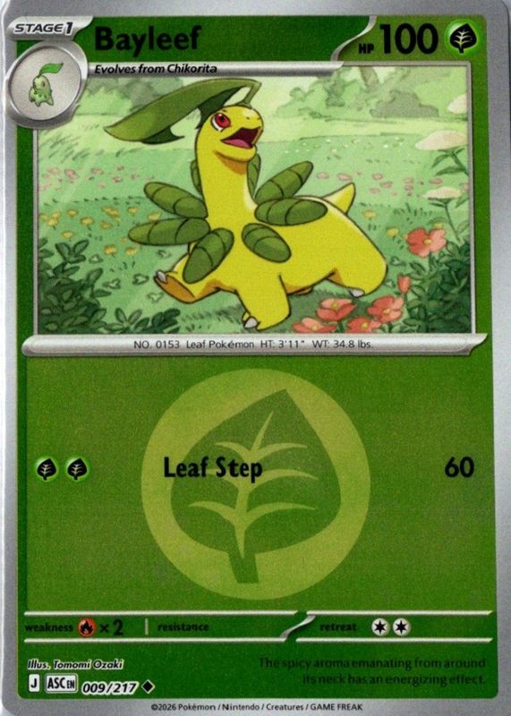 2026 Mega Evolution: Ascended Heroes #9/217 Energy Reverse Holo