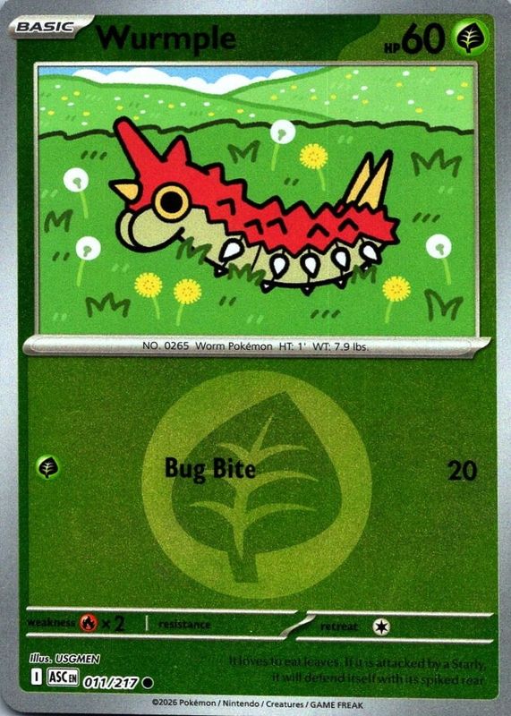 2026 Mega Evolution: Ascended Heroes #11/217 Energy Reverse Holo