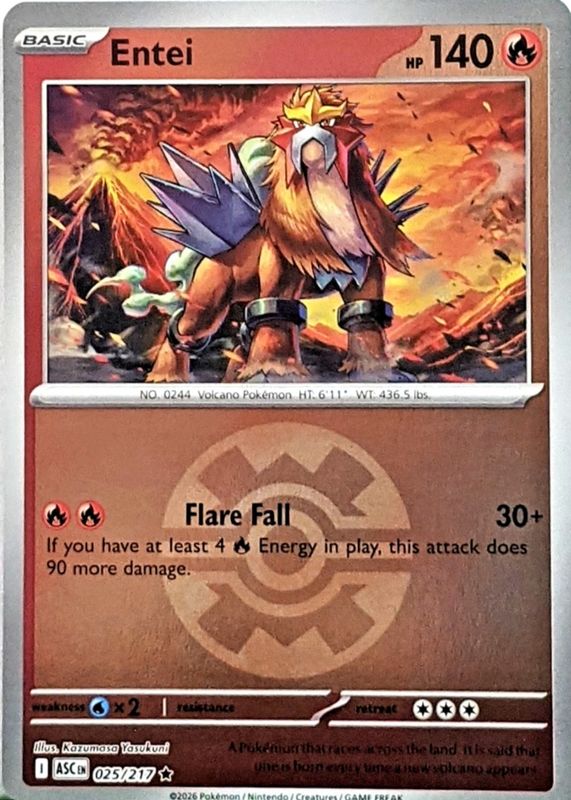 2026 Mega Evolution: Ascended Heroes #25/217 Quick Ball Reverse Holo