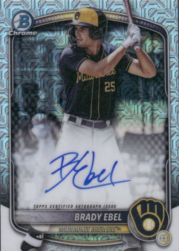 2025 Bowman Draft Mega Box #BMA-BE Prospect Auto