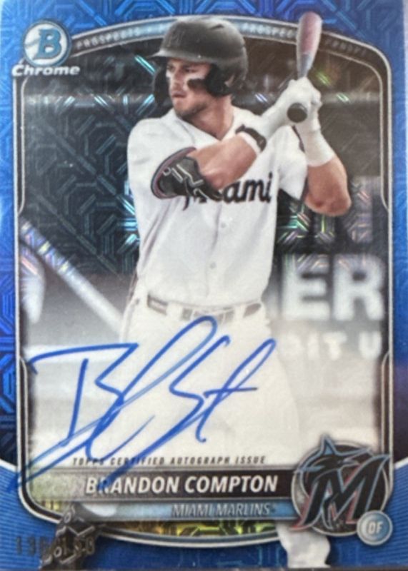 2025 Bowman Draft Mega Box #BMA-BCO Prospect Auto - Blue Mega Refractor /150