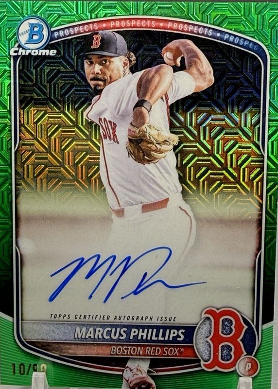 2025 Bowman Draft Mega Box #BMA-MP Prospect Auto - Green Mega Refractor /99