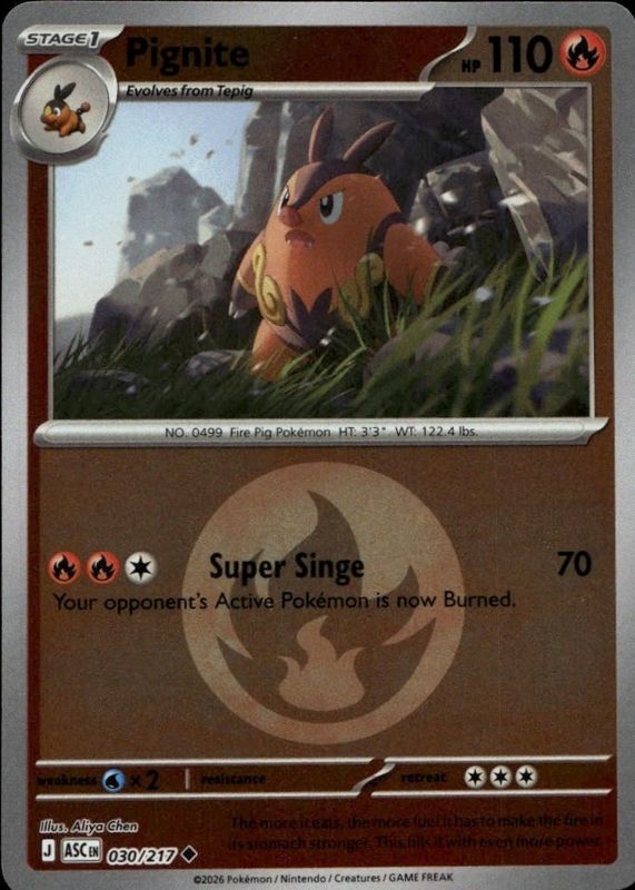 2026 Mega Evolution: Ascended Heroes #30/217 Energy Reverse Holo