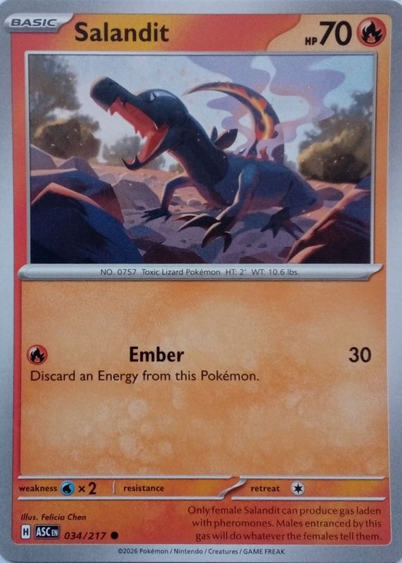 2026 Mega Evolution: Ascended Heroes #34/217 Base