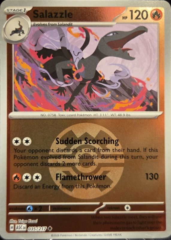 2026 Mega Evolution: Ascended Heroes #35/217 Quick Ball Reverse Holo