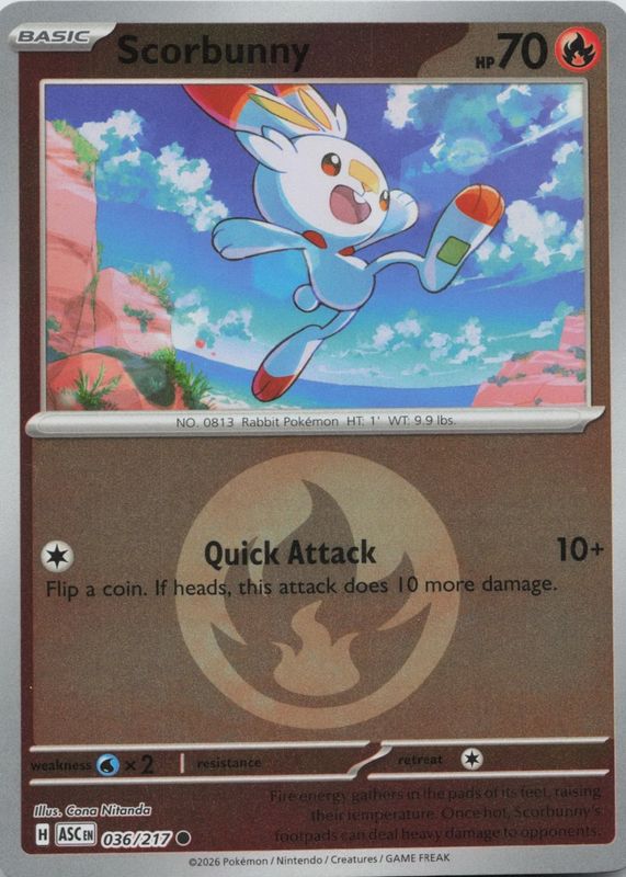 2026 Mega Evolution: Ascended Heroes #36/217 Energy Reverse Holo