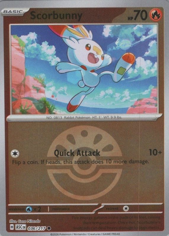 2026 Mega Evolution: Ascended Heroes #36/217 Friend Ball Reverse Holo