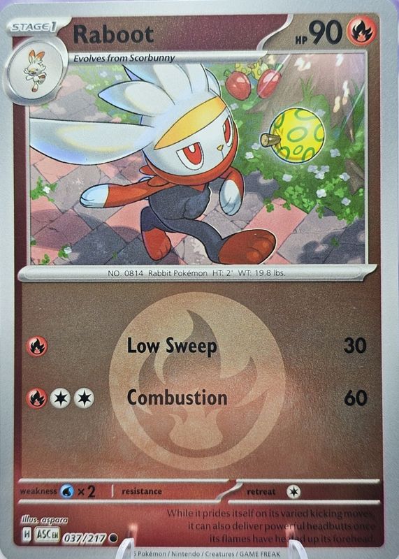 2026 Mega Evolution: Ascended Heroes #37/217 Energy Reverse Holo