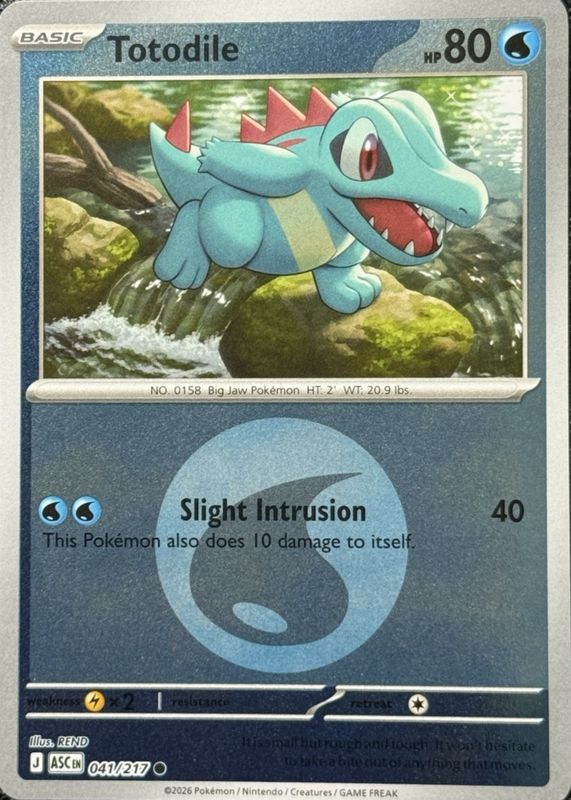 2026 Mega Evolution: Ascended Heroes #41/217 Energy Reverse Holo
