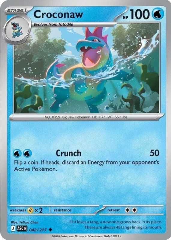 2026 Mega Evolution: Ascended Heroes #42/217 Base