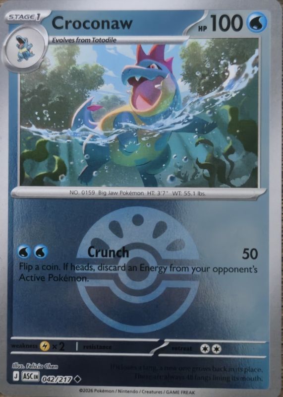 2026 Mega Evolution: Ascended Heroes #42/217 Friend Ball Reverse Holo
