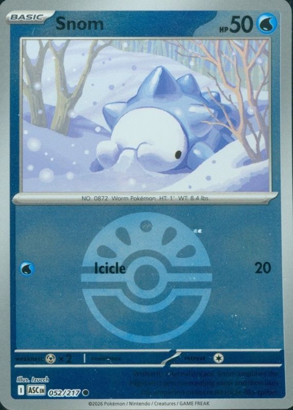 2026 Mega Evolution: Ascended Heroes #52/217 Friend Ball Reverse Holo