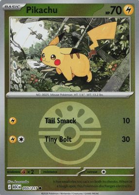 2026 Mega Evolution: Ascended Heroes #55/217 Friend Ball Reverse Holo