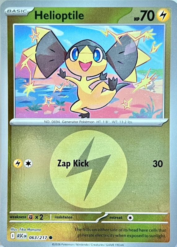 2026 Mega Evolution: Ascended Heroes #63/217 Energy Reverse Holo