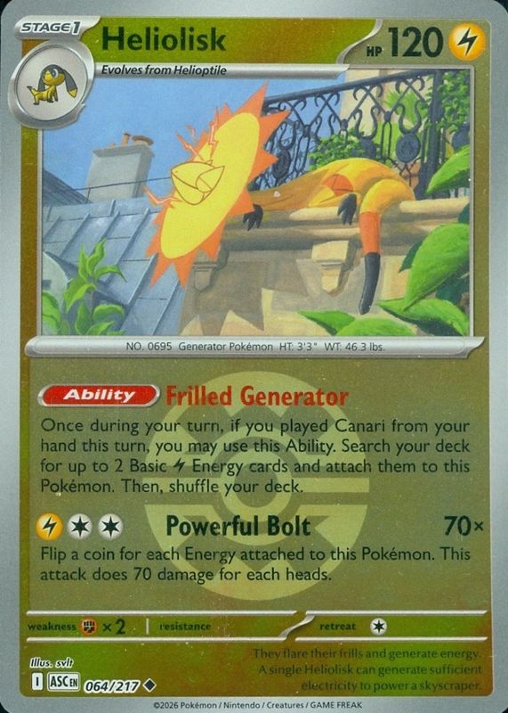 2026 Mega Evolution: Ascended Heroes #64/217 Quick Ball Reverse Holo