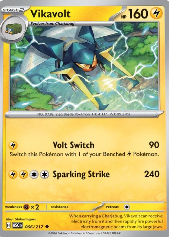 2026 Mega Evolution: Ascended Heroes #66/217 Base