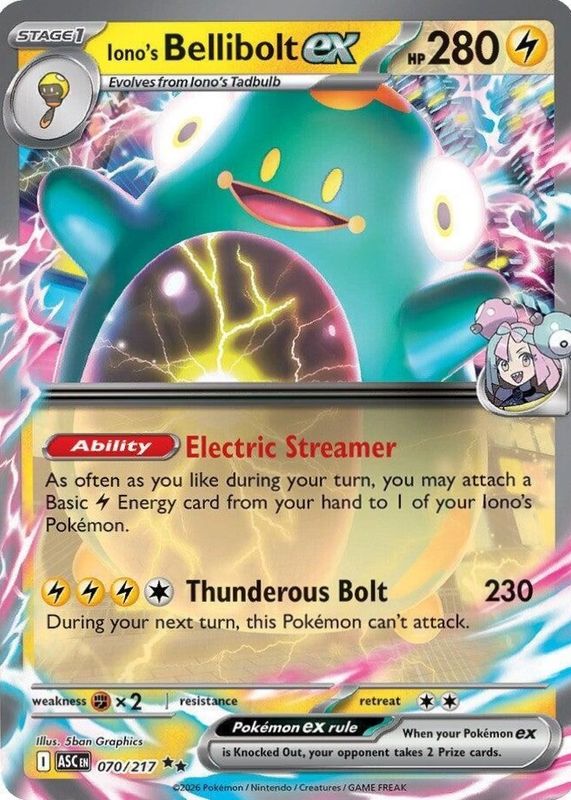 2026 Mega Evolution: Ascended Heroes #70/217 Double Rare