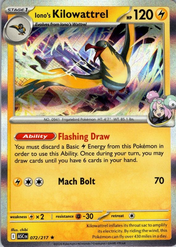2026 Mega Evolution: Ascended Heroes #72/217 Holo