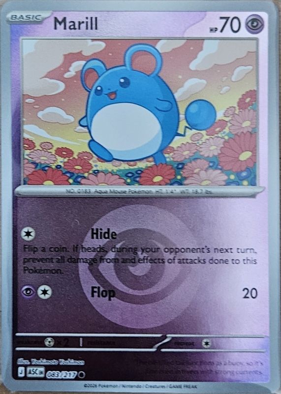 2026 Mega Evolution: Ascended Heroes #83/217 Energy Reverse Holo