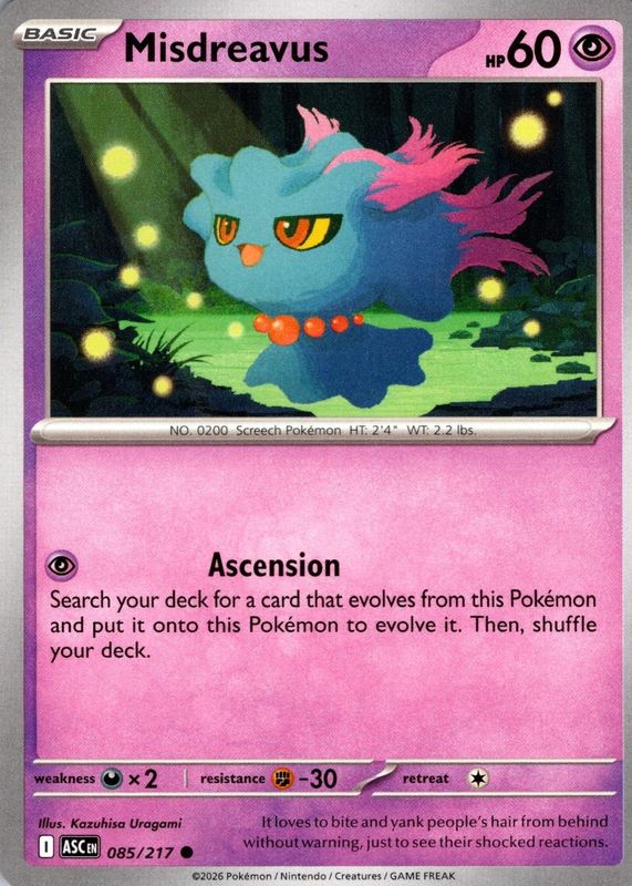 2026 Mega Evolution: Ascended Heroes #85/217 Base