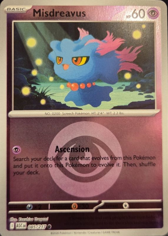 2026 Mega Evolution: Ascended Heroes #85/217 Energy Reverse Holo