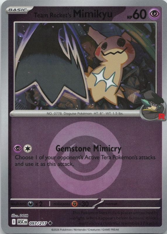 2026 Mega Evolution: Ascended Heroes #97/217 Energy Reverse Holo