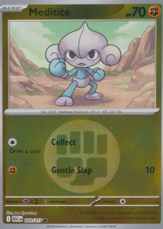 2026 Mega Evolution: Ascended Heroes #103/217 Energy Reverse Holo