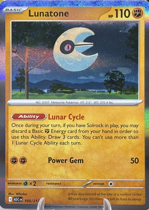 2026 Mega Evolution: Ascended Heroes #105/217 Holo