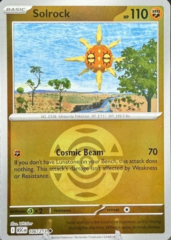 2026 Mega Evolution: Ascended Heroes #106/217 Reverse Holo