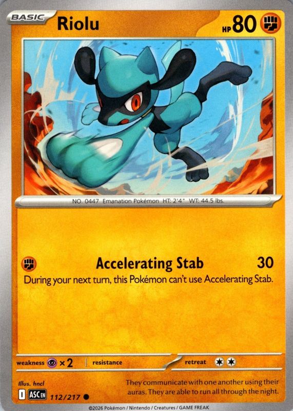 2026 Mega Evolution: Ascended Heroes #112/217 Base