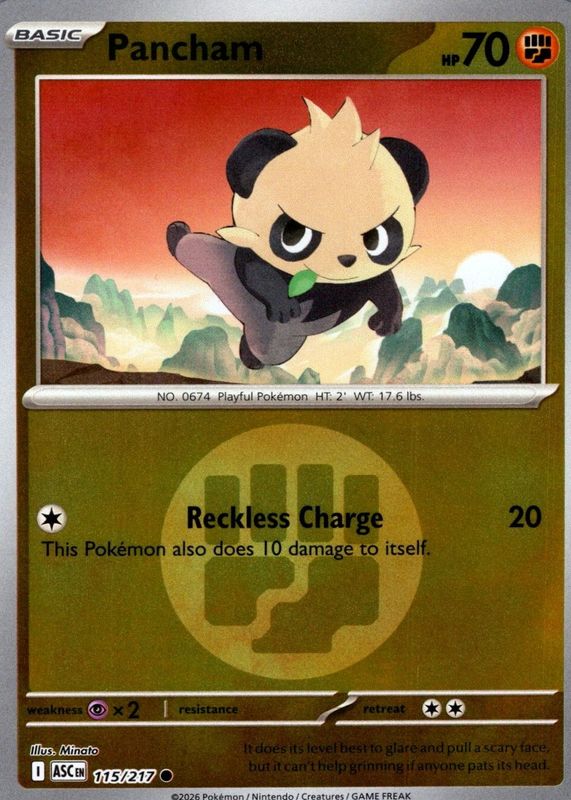 2026 Mega Evolution: Ascended Heroes #115/217 Energy Reverse Holo