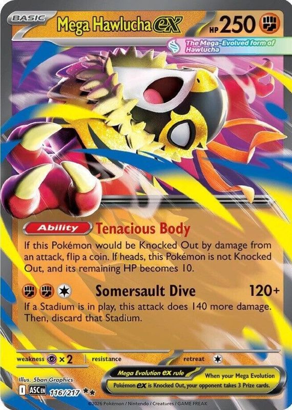 2026 Mega Evolution: Ascended Heroes #116/217 Double Rare