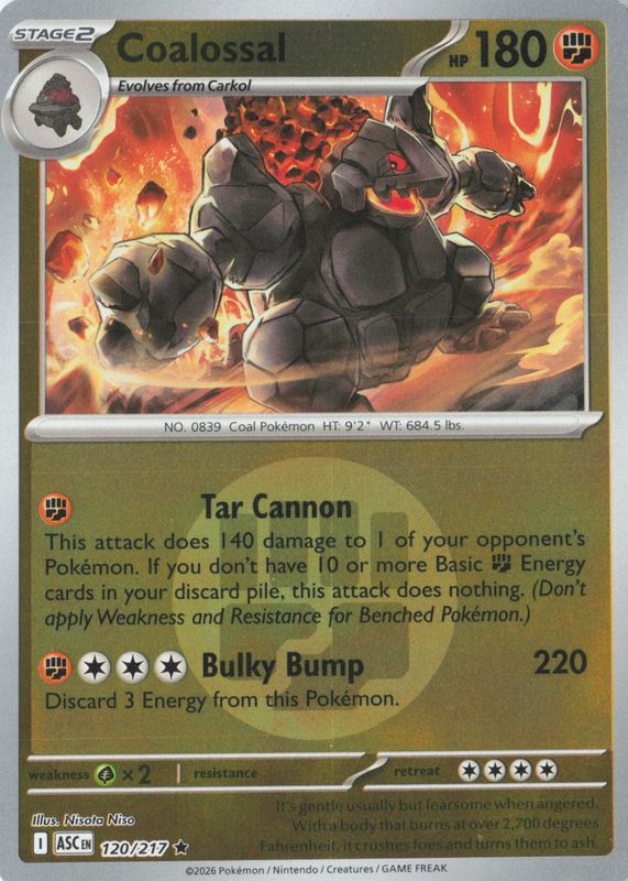 2026 Mega Evolution: Ascended Heroes #120/217 Energy Reverse Holo