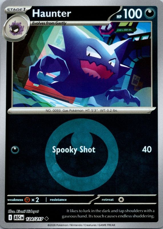 2026 Mega Evolution: Ascended Heroes #124/217 Energy Reverse Holo