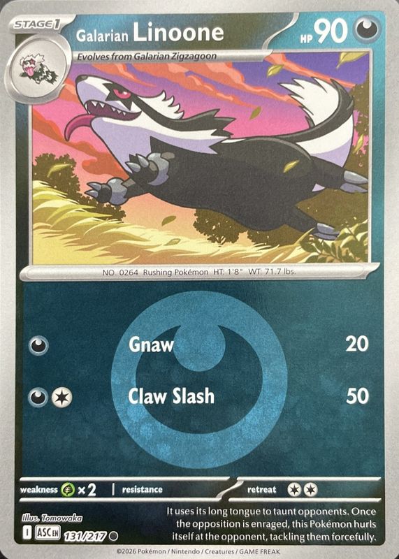 2026 Mega Evolution: Ascended Heroes #131/217 Energy Reverse Holo