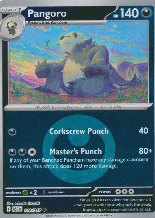 pangoro pokemon card value XY50 Holo Rare Near Mint Colorless Artist Pokémon TCG - PANGORO -