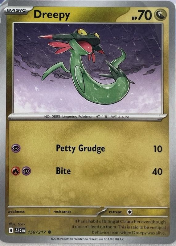 2026 Mega Evolution: Ascended Heroes #158/217 Base