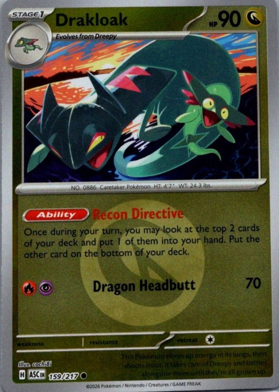 2026 Mega Evolution: Ascended Heroes #159/217 Energy Reverse Holo