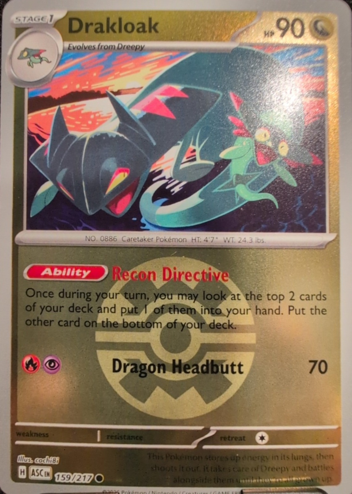 drakloak pokemon card value 2025 MEGA Dream EX Japanese Art Rare #212 PSA Authenticated 10 [Colorless]. Pokemon Shining Fates Shiny Rare