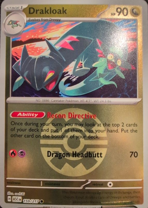2026 Mega Evolution: Ascended Heroes #159/217 Quick Ball Reverse Holo