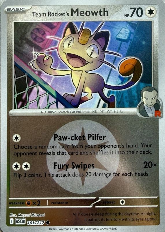 2026 Mega Evolution: Ascended Heroes #161/217 Energy Reverse Holo