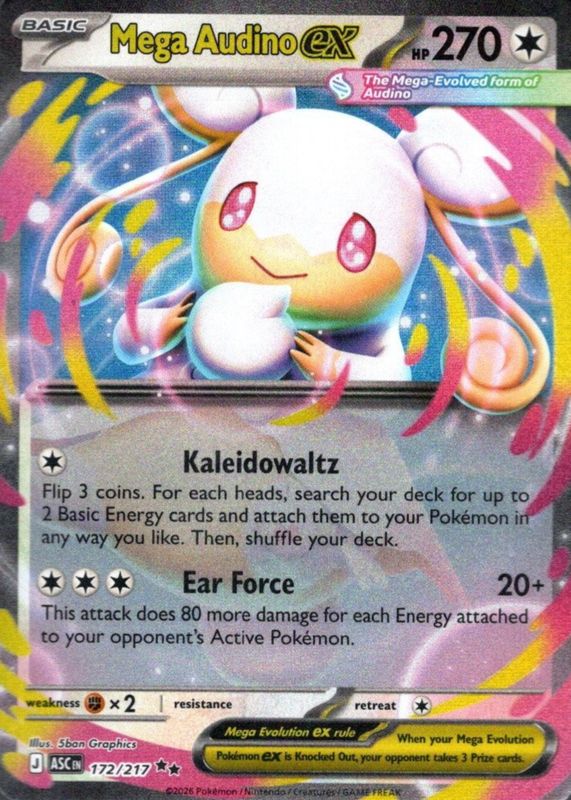 2026 Mega Evolution: Ascended Heroes #172/217 Double Rare